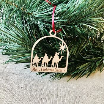 Personalised Three Wise Men Ornament, 2 of 2