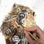 Inky Beaver Illustration Print, thumbnail 9 of 9