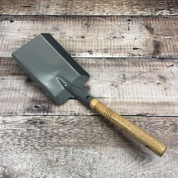 Fireside Ash Bucket And Shovel In French Grey, 3 of 3