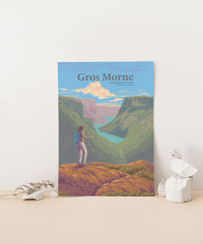 Gros Morne National Park Canada Travel Poster Art Print, 3 of 8