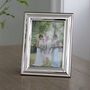 Silver Plated Picture Frame With Bead Edge, thumbnail 3 of 5