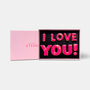 Vegan I Love You Valentine's Letterbox Message Iced Cookies, thumbnail 4 of 10