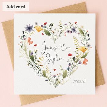 Personalised Wedding Gift For Couple | Indoor Pot Add Plant, 5 of 6