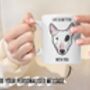 Personalised Bull Terrier Mug, thumbnail 2 of 5