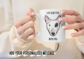 Personalised Bull Terrier Mug, 2 of 5