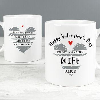 Personalised Happy Valentine's Day Mug, 2 of 5