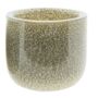 Bowl Thick Glass Beige Bubbles By Dut Z, thumbnail 1 of 4