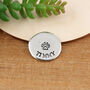 Personalised Paw Print Dog Lovers Pewter Pebble, thumbnail 2 of 10