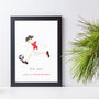 Personalised Football Team Print, thumbnail 1 of 8