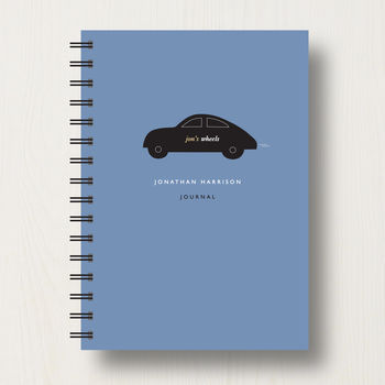 Personalised Car Lover's Journal Or Notebook, 7 of 11