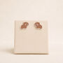 Sterling Silver Capybara Stud Earrings, thumbnail 2 of 7