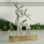 Personalised Metal Stag Christmas Ornament, thumbnail 1 of 4