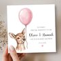 Parents To Be Baby Shower Card, Neutral Deer Baby Card, thumbnail 2 of 5