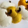 Autumn Felt Pumpkin Garland, thumbnail 4 of 4