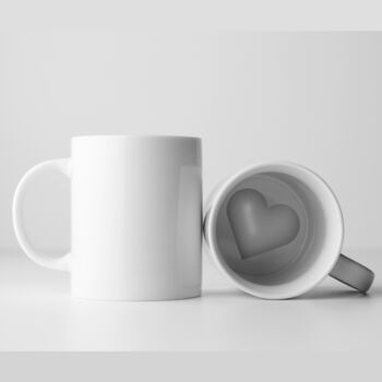 Suprise Heart Ceramic Mug, 2 of 4