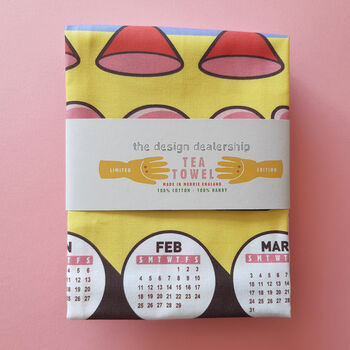 2024 Calendar Tea Towel Full Colour Print, 5 of 5