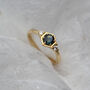 Ethical Sapphire Diamond Engagement Ring: Adaya, thumbnail 2 of 6