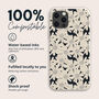 White Flowers, Biodegradable Phone Case, thumbnail 2 of 8