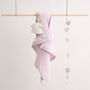 100% Organic Baby Blanket Dusty Pink, thumbnail 1 of 4