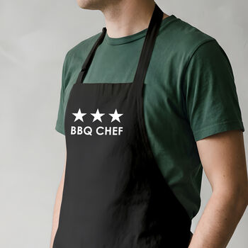 Three Star BBQ Chef Apron, 2 of 5