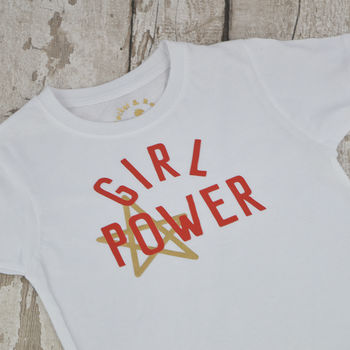 'Girl Power' Super Cool Kids T Shirt, 3 of 4