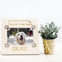 Personalised Memorial Dog Picture Frame, thumbnail 1 of 3