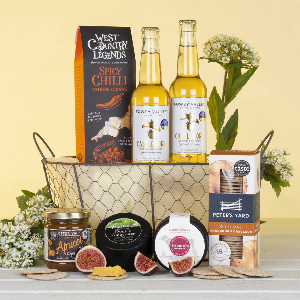 Cider And Cheese Gift Hamper, 1 of 3