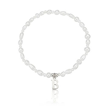 Pearl Initial Letter Bracelet, 3 of 5