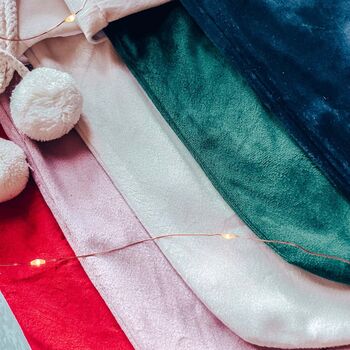 Personalised Luxe Velvet Christmas Stocking, 8 of 12
