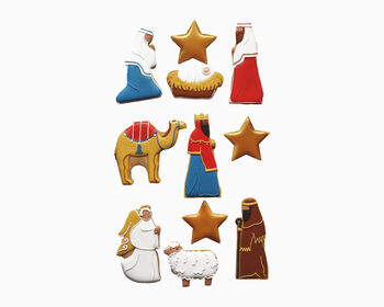 Biscuiteers Hand Iced Nativity Tin, 3 of 4