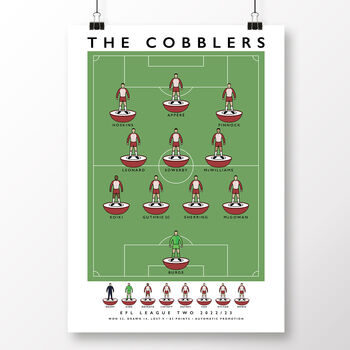 Northampton Town The Cobblers 22/23 Poster, 2 of 7