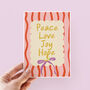 Peace, Love, Joy, Hope Christmas Card, thumbnail 1 of 4