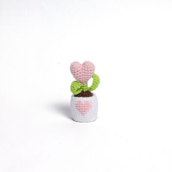 Small Interactive Crochet Cactus And Pot, 8 of 9