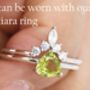 Sterling Silver Genuine Trillion Cut Garnet Ring, thumbnail 3 of 12