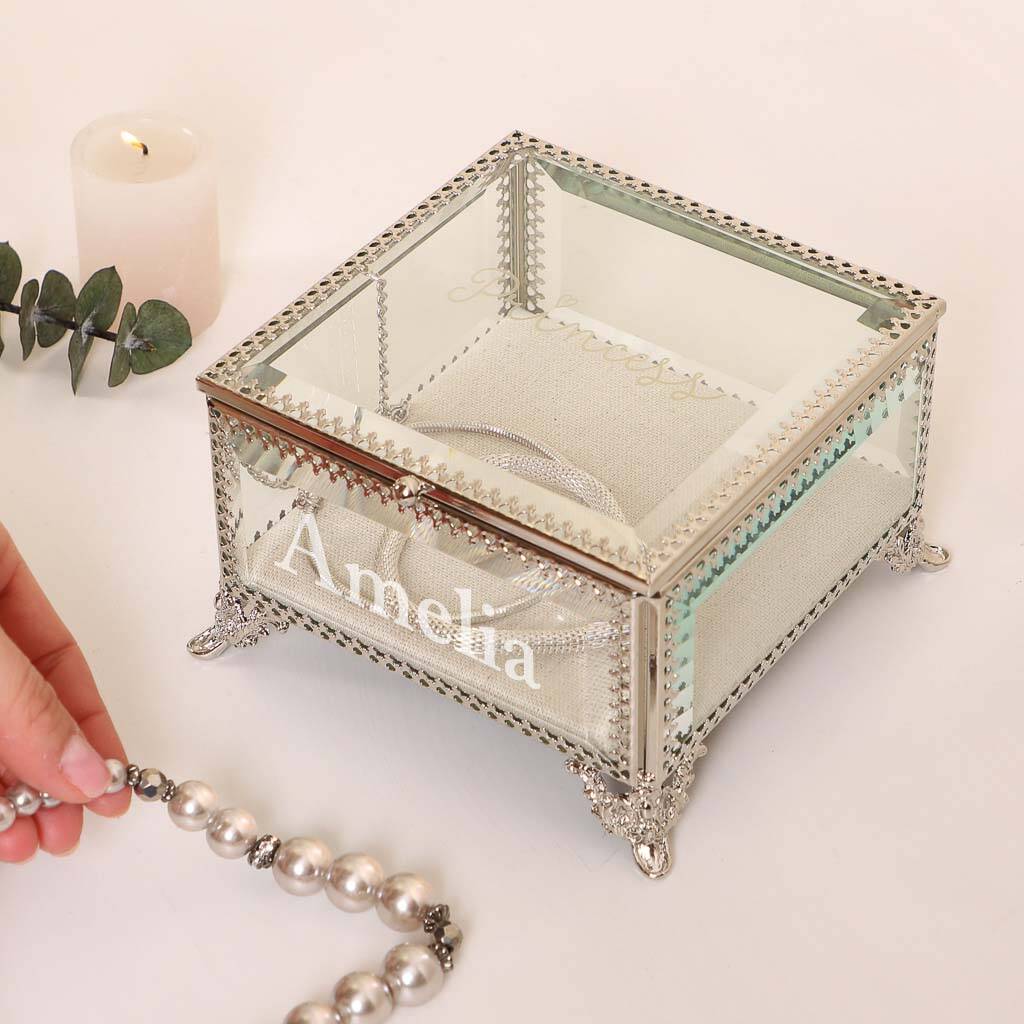 Gift For Her Vintage Princess Trinket Box By Dibor