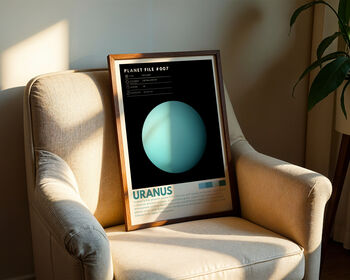 The Solar System Set Of Eight Planet Prints, 8 of 12