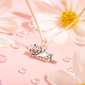 Cat Mum Seeded Card And Bracelet, 3 of 5