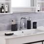 Pack Of Four Marble Look Bathroom Accessories, thumbnail 5 of 8