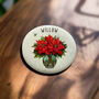 Poinsetta Birth Flower Marble December, thumbnail 3 of 3