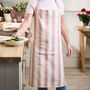 Briarwood Striped Cotton Apron, thumbnail 1 of 5