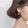 Sterling Silver Star Ear Climber Earrings, thumbnail 2 of 6