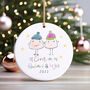 First Christmas As Husband And Wife Tree Decoration C, thumbnail 3 of 3