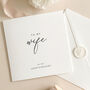 Luxury Anniversay Card For Wife With Wax Seal, thumbnail 3 of 9