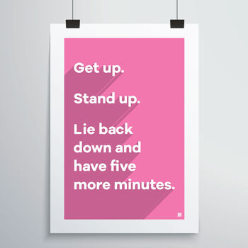 Get Up Stand Up Print, 5 of 12