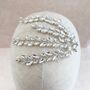 Crystal Leaf Bridal Headpiece, thumbnail 7 of 7