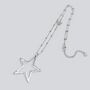 Long Star Pendant Statement Necklace, thumbnail 1 of 4