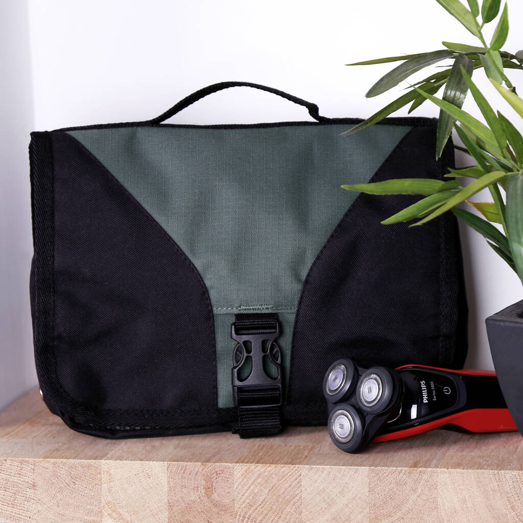 mens folding toiletry bag