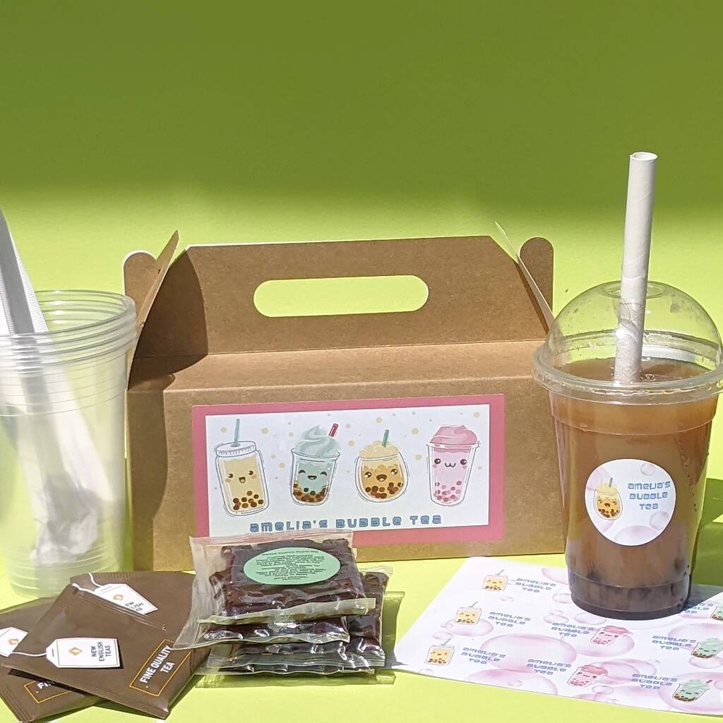 Personalized Bubble Tea Gift Box 