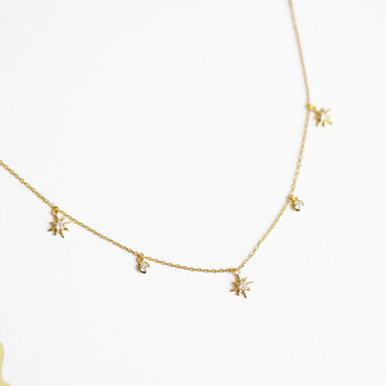 Gold Vermeil Northern Starlight Necklace Set In A Box, 3 of 11