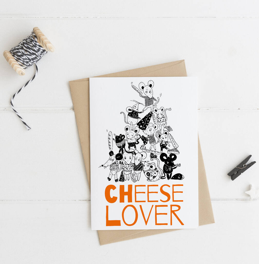 Cheese Lover Card By bedcrumb